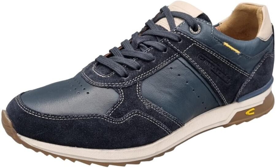 Camel active Sneakers runner sneaker veterschoen vrijetijdsschoen met leren voering - Foto 2