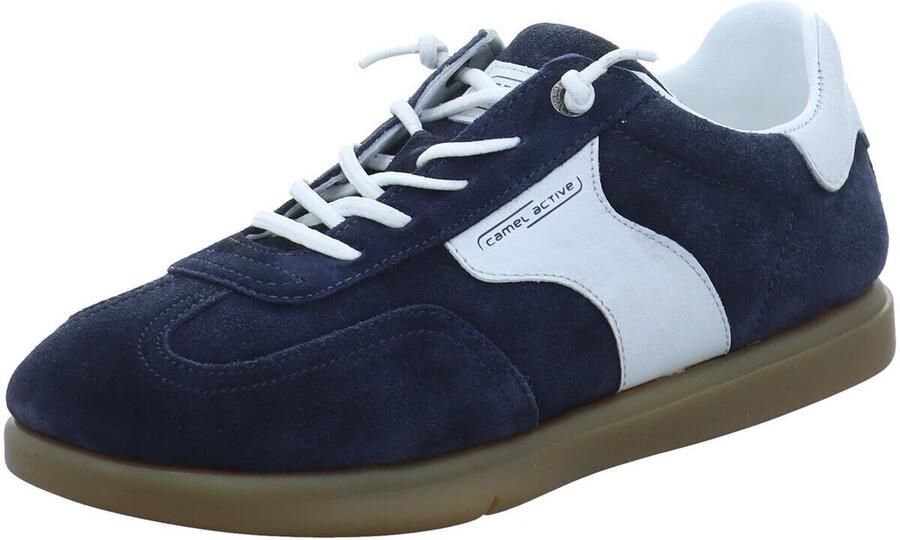 Camel Active Leren sneaker met flexibele zool Maat womenswear-37 Navy - Foto 2