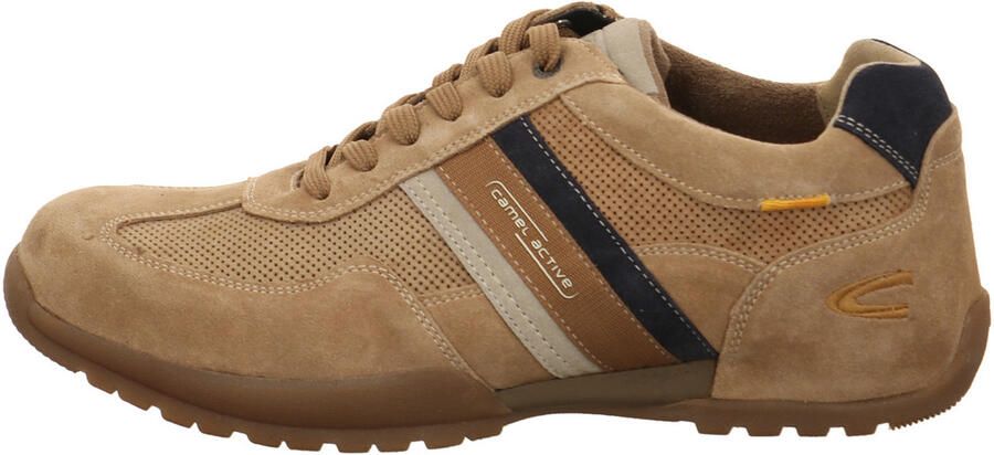 Camel Active Leren sneakers met klassieke vetersluiting Maat menswear-44 Beige - Foto 3