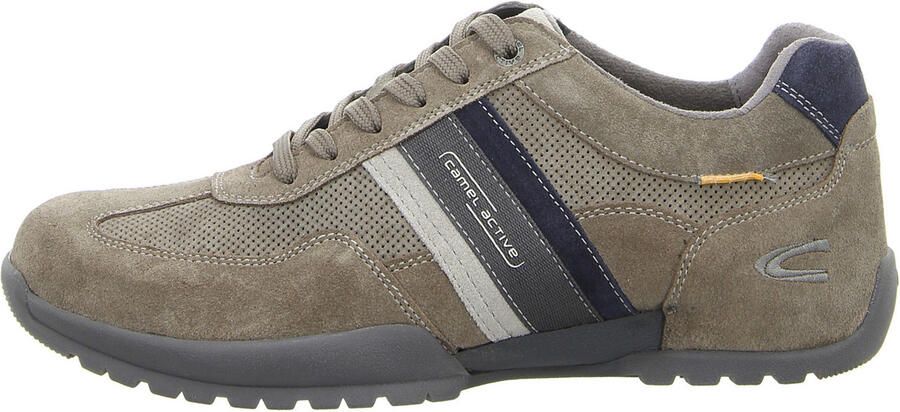 Camel Active Leren sneakers met klassieke vetersluiting Maat menswear-42 Grijs - Foto 2