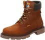 Camel Active Hoge veterschoen van nubuckleer Maat menswear-42 Cognac - Thumbnail 2