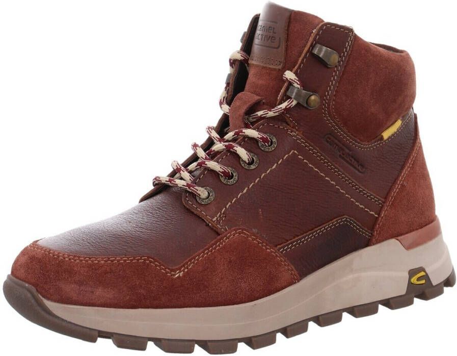 Camel active Veterschoenen high top sneaker winterlaarzen met verwisselbare binnenzool