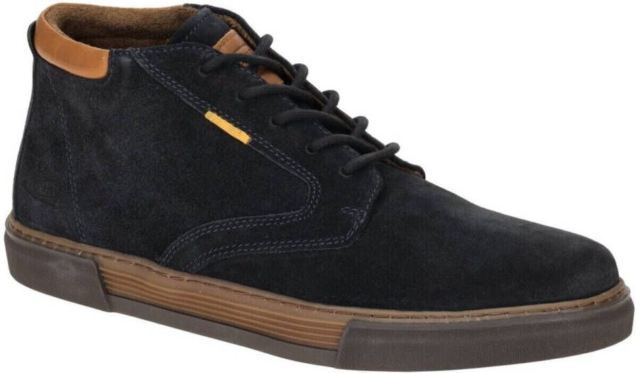 Camel active Sneakers freizeitschoen veterschoenen high top sneaker met doorlopende zool