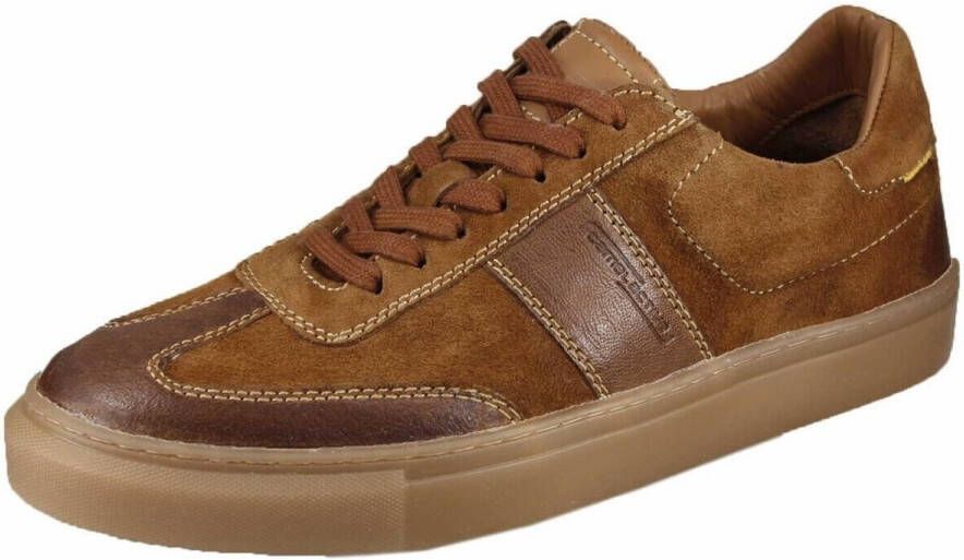 Camel active Sneakers in retro look vrijetijdsschoen lage schoen veterschoen