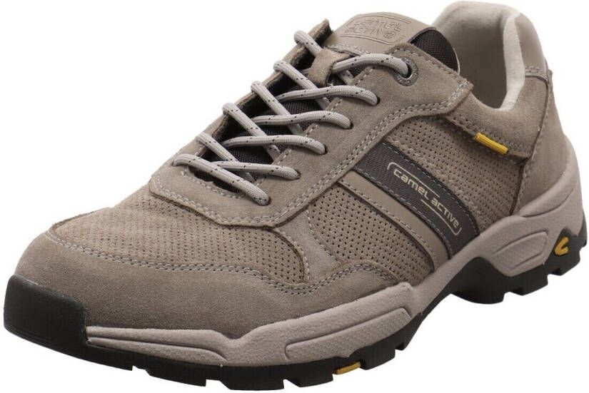 Camel active Sneakers met gepolsterde binnenzool vrijetijdsschoen lage schoen veterschoen