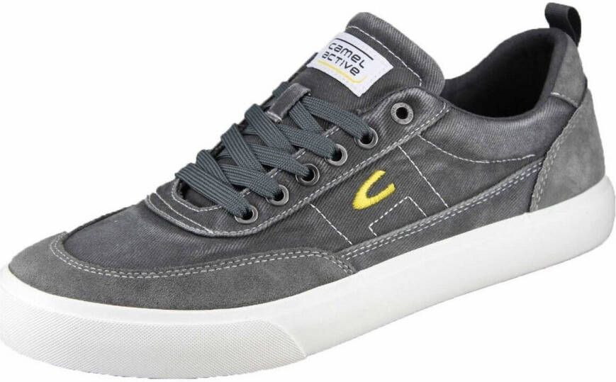 Camel active Sneakers met logostiksel vrijetijdsschoen lage schoen veterschoen