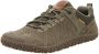 Camel Active Island Sneakers kaki Leer Heren Basics Street wear - Thumbnail 2