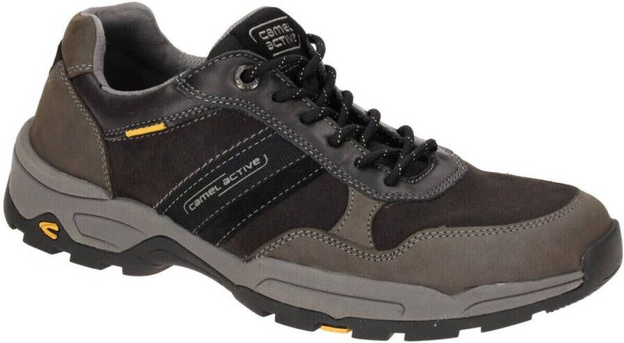Camel active Sneakers vrijetijdsschoen veterschoen trekkingschoen met profielzool
