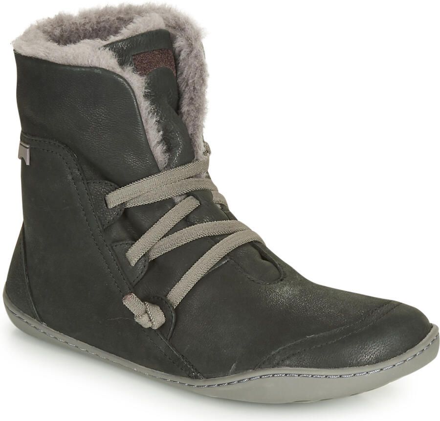 Camper Kort enkellaarsjes Zwart Dames