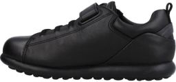 Camper Versatile Leather Shoes with Hook-and-Loop Closure for Everyday Wear