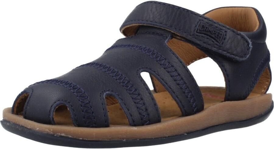 Camper Leather Fisherman Sandals Kids Blue Shoes - Foto 2