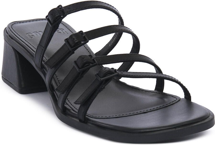 Camper Sandalen met hakken 001 KORA SAND NERO