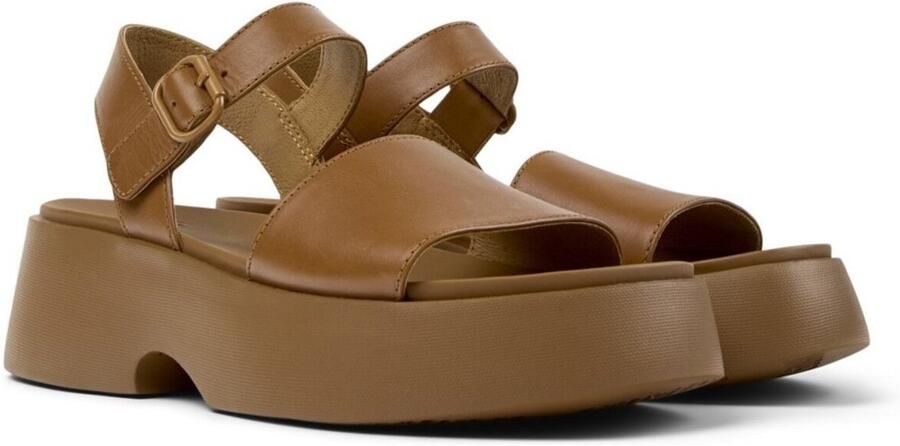 Camper Bruine leren Tasha sandalen - Foto 2