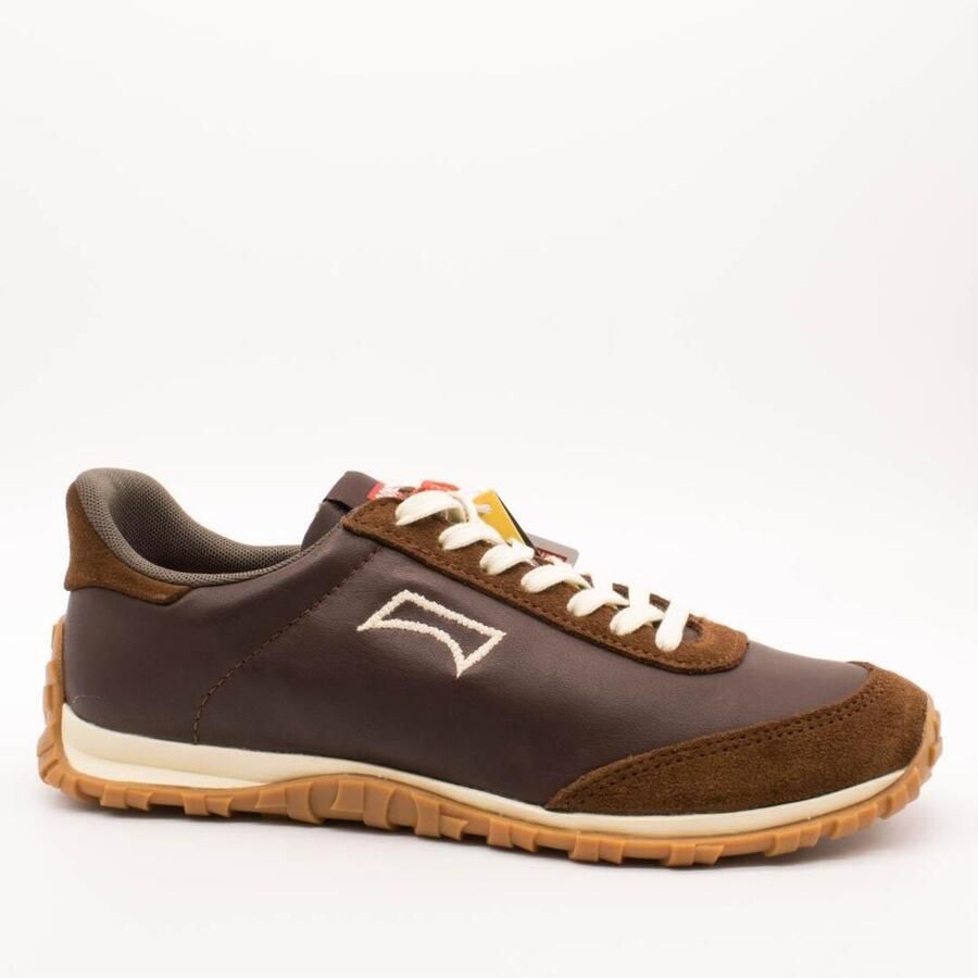CAMPER Sneakers laag 'Drift Walk' donkerbruin wit - Foto 3