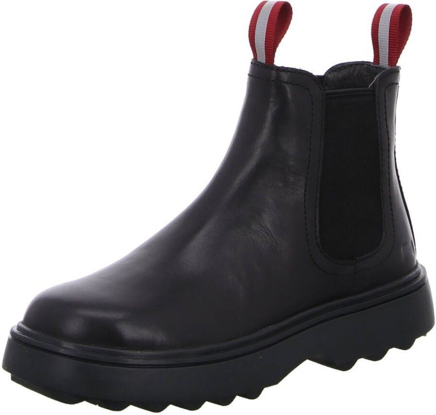 Camper Ankle Boots Crafted with Leather and Elastic Side Panels Kids Black - Foto 3