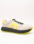 Camper Athens Sneakers Grijs Geel Naadloze Technologie Multicolor Heren - Thumbnail 6