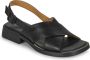 Camper UltraSoft Platte Sandalen Black Dames - Thumbnail 3
