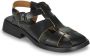 Camper Zwarte Platte Sandalen voor Vrouwen Black Dames - Thumbnail 11