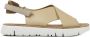 Camper Beige Platte Sandalen voor Vrouwen Beige Dames - Thumbnail 2