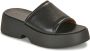 Camper Tasha Leren Plateau Sandalen Black Dames - Thumbnail 3