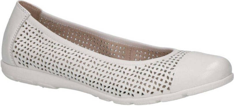 Caprice Ballerina's slipper comfortabele schoen instapschoen met perforatie - Foto 4