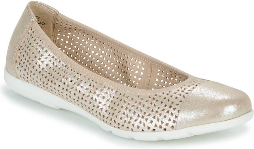 Caprice Ballerina's slipper comfortabele schoen instapschoen met perforatie