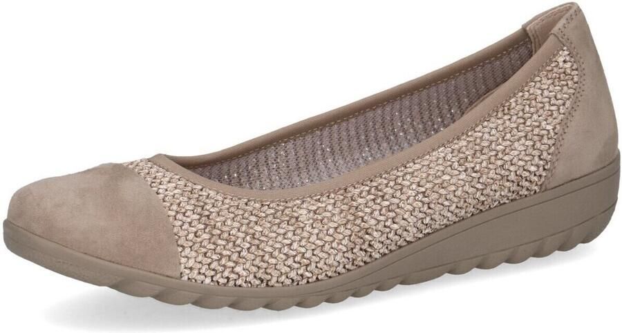 Caprice G Instappers Beige Suede Dames Beige - Foto 2