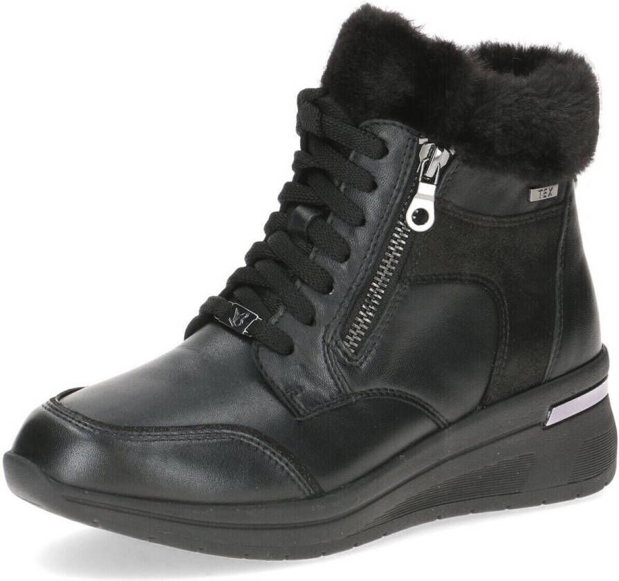Caprice Zwarte Casual Gesloten Booties Dames Enkellaarzen Black Dames - Foto 2