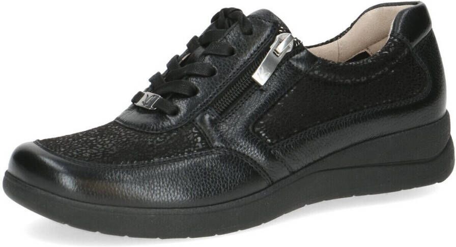 Caprice Sneakers met sleehak vrijetijdsschoen lage schoen veterschoen logo-embleem breedte h - Foto 2