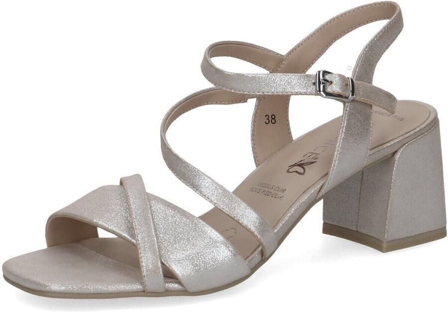 Caprice G Sandaletten Goud Metallic Glitter Leer Dames Goud - Foto 2