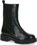 Caprice Zwarte Nappa Gesloten Booties Black Dames - Thumbnail 2