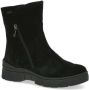 Caprice Zwarte Suède Gesloten Booties Black Dames - Thumbnail 2