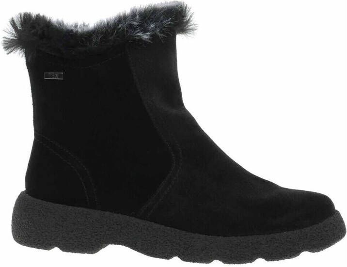 Caprice Zwarte Casual Enkellaarsjes voor Vrouwen Black Dames
