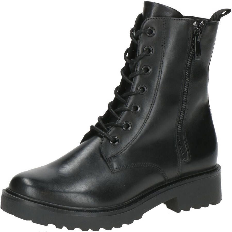 Caprice Laarsjes blokhak veterschoenen twee ritsen