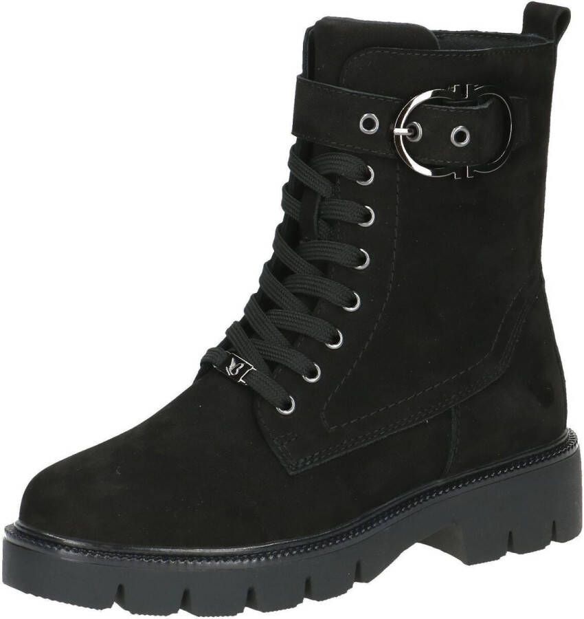 Caprice Veterschoenen blokhak veterschoen met praktisch verwisselbaar voetbed