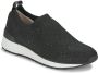 Caprice Slip-on sneakers slipper vrijetijdsschoen halfhoge schoen met fonkelende strass-steentjes - Thumbnail 3