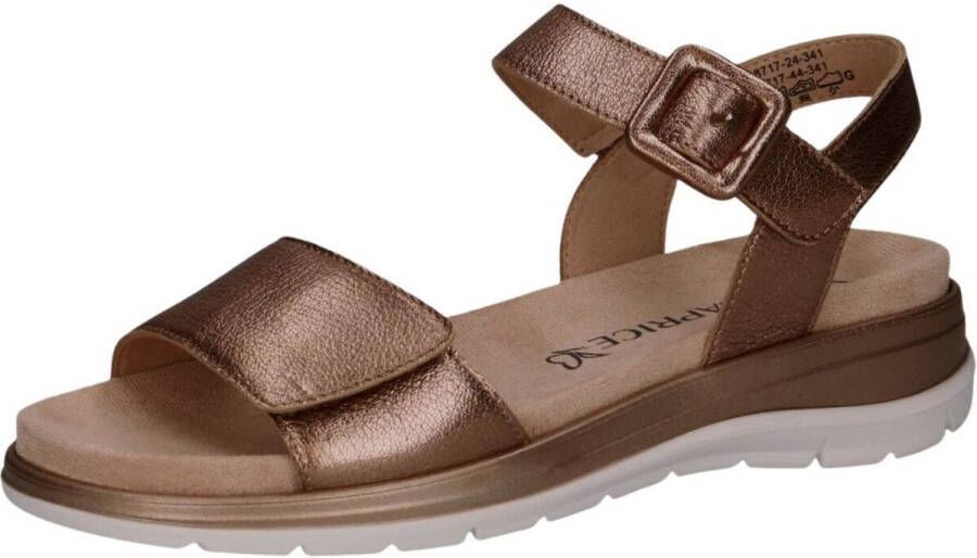 Caprice Sandalen sleehak sandaal zomerschoen comfortabele schoen in metallic-look - Foto 2