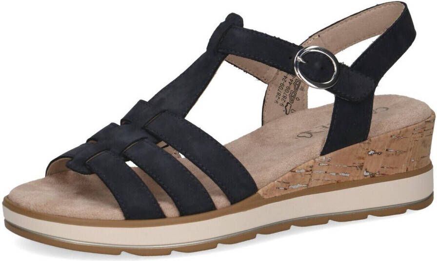 Caprice Sleehaksandaaltjes bandjessandaal comfortabele schoen zomerschoen met siergesp - Foto 2