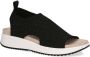 Caprice Zwarte Gebreide Casual Open Sandalen Black Dames - Thumbnail 3