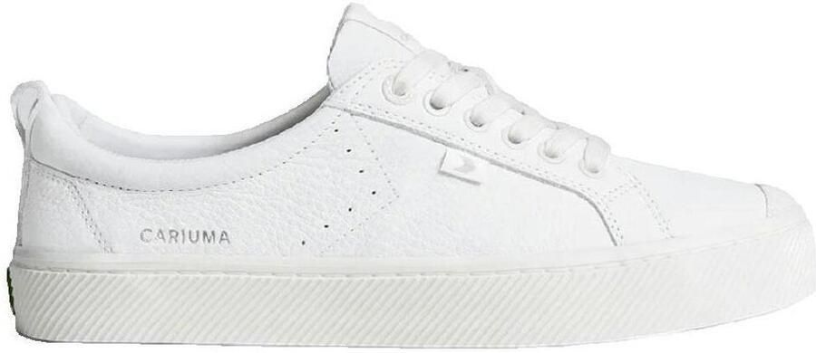 Cariuma Lage Sneakers Baskets Oca Low en cuir premium blanc