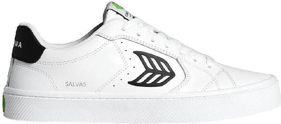 Cariuma Lage Sneakers Baskets Salvas en cuir premium blanc