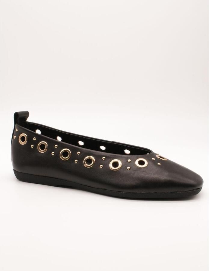 Carmela Ballerina's 163305-01 Piel Negro