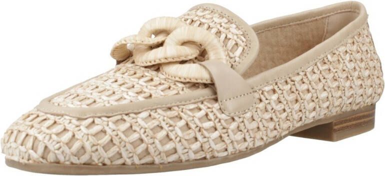 Carmela Beige Gevlochten Loafers met Strikdetail - Foto 3