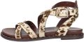 Carmela Platte sandalen 162393-09 Piel Cow - Bruin