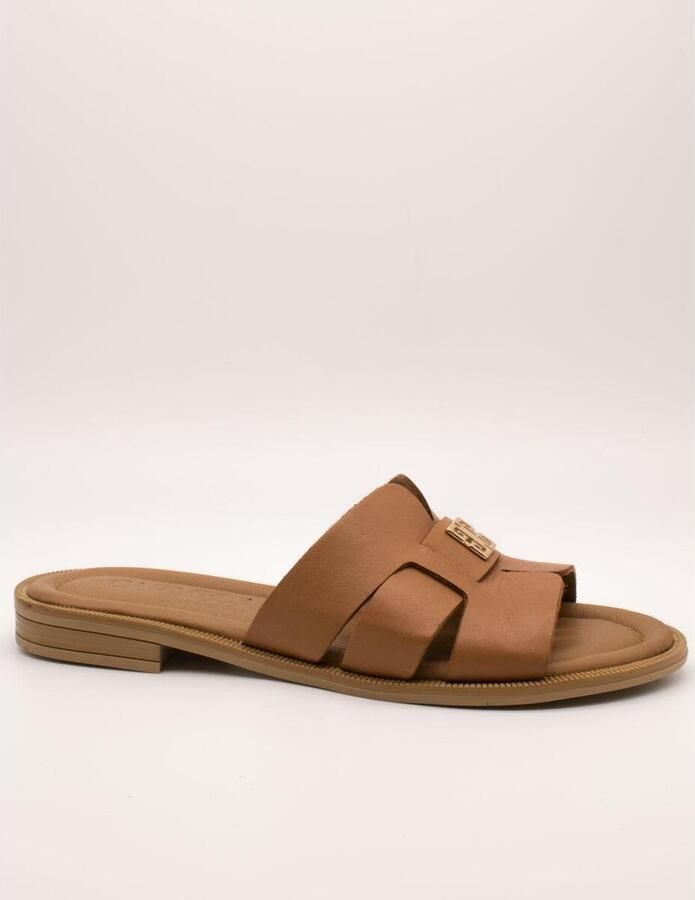 Carmela Platte sandalen 163059-05 Piel Camel