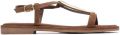 Carmela Platte sandalen 163290 - Bruin