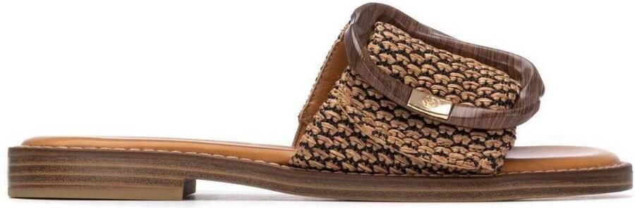 Carmela Platte sandalen 163161-01 Camel - Foto 2