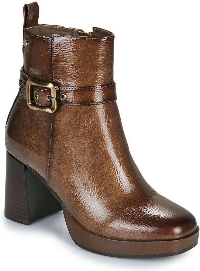 Carmela Enkellaarzen 162533-TAUPE-PATENT