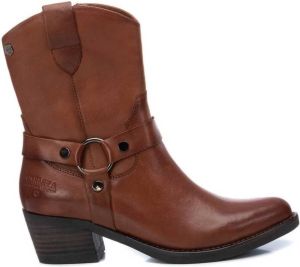 Carmela Low Boots cowboy laarsje piel camel 67386