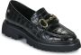 Carmela Mocassins 162547-BLACK-CROCO - Thumbnail 2